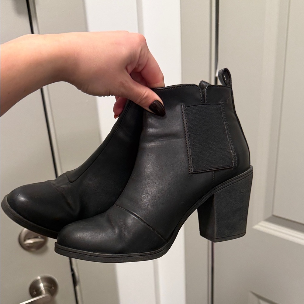 H&M Black Heeled Boots